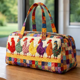 Patchwork Hens Travel Bag