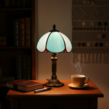 Blue Butterfly Vintage Lamp