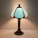 Blue Butterfly Vintage Lamp