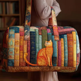Cat Among Books Travel Bag