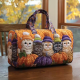 Kittens with Pumpkins Travel Bag