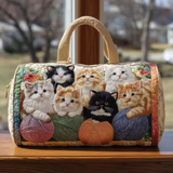 Knitting Kittens Travel Bag