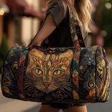 Golden Night Cat Travel Bag