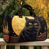 Golden Moon Cat Travel Bag
