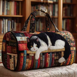 Library Cat Travel Bag