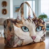 Blue-Eyed Kitten Travel Bag