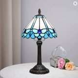 Blue Petals Vintage Lamp