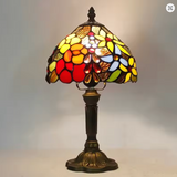 Autumn Blooms Vintage Lamp
