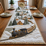 Snow Train Table runner