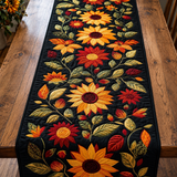 Autumn Sunflowers Table Runner