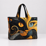 Black Cat Handmade Bag