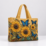Sunflowers and Butterflies Handmade Bag