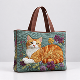 Orange Cat Handmade Bag
