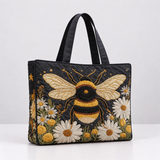 Bee in Daisies Handmade Bag