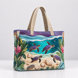 Turtles on Beach Handmade Bag