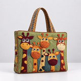 Giraffe Family Handmade Bag