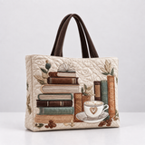 Coffee And Books Handmade Bag