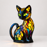 Mosaic Cat Lamp