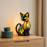Mosaic Cat Lamp