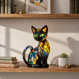 Mosaic Cat Lamp