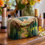 Emerald Canopy Makeup Bag