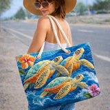 Sea Turtle Group Beach bag