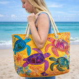 Coral Turtle Dream Beach bag