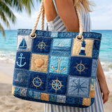 Navy blue Beach bag
