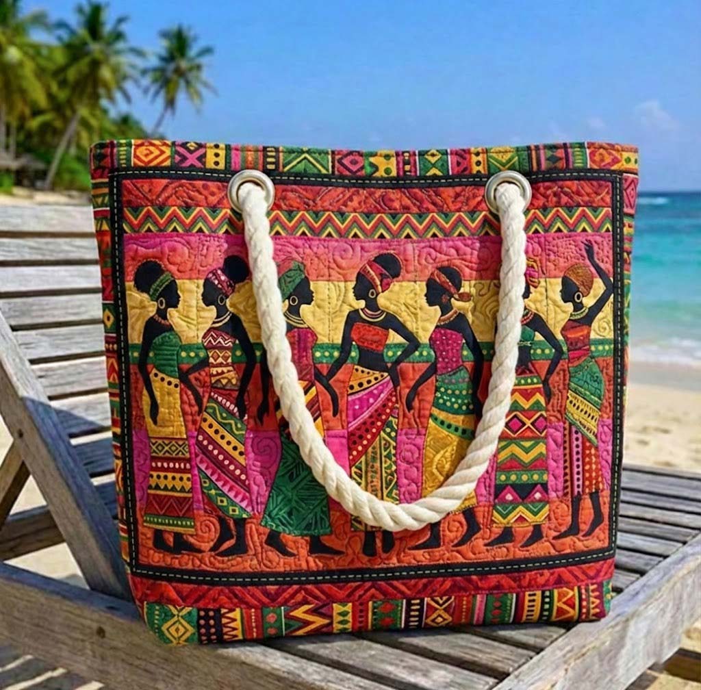 Melanin Queens Beach bag