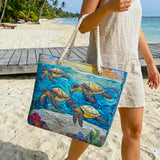 Sea Turtle Beach Bag