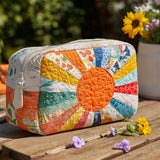 Golden Lightning Makeup Bag