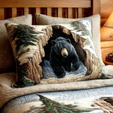 Black Bear Cushion cover