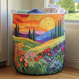 Bright Meadow Laundry Basket
