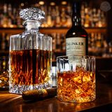 Set with Bottles and Glasses Whisky Decanter