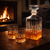 Set with Bottles and Glasses Whisky Decanter